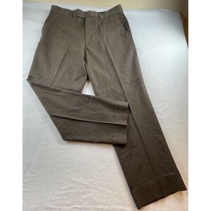 Louis Raphael Luxe 100% Wool Houndstooth Dress Pants Size 38